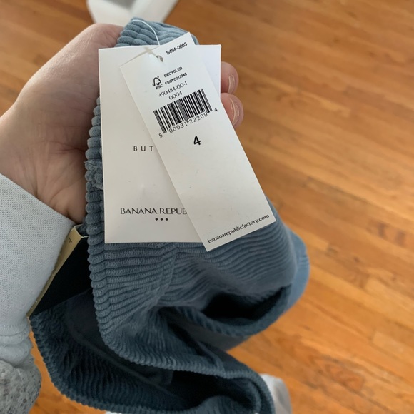 NWT Banana Republic Blue Corduroy Skirt - Picture 4 of 7